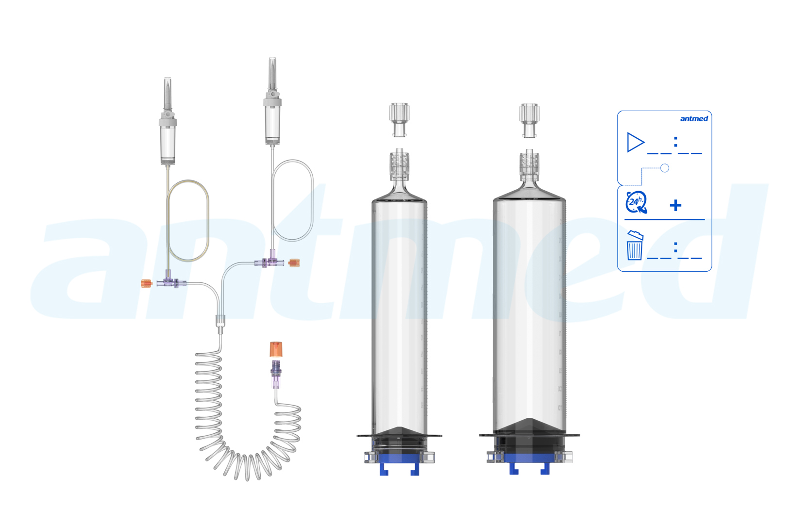24 Stunden Spritzensystem für mehrere Patienten