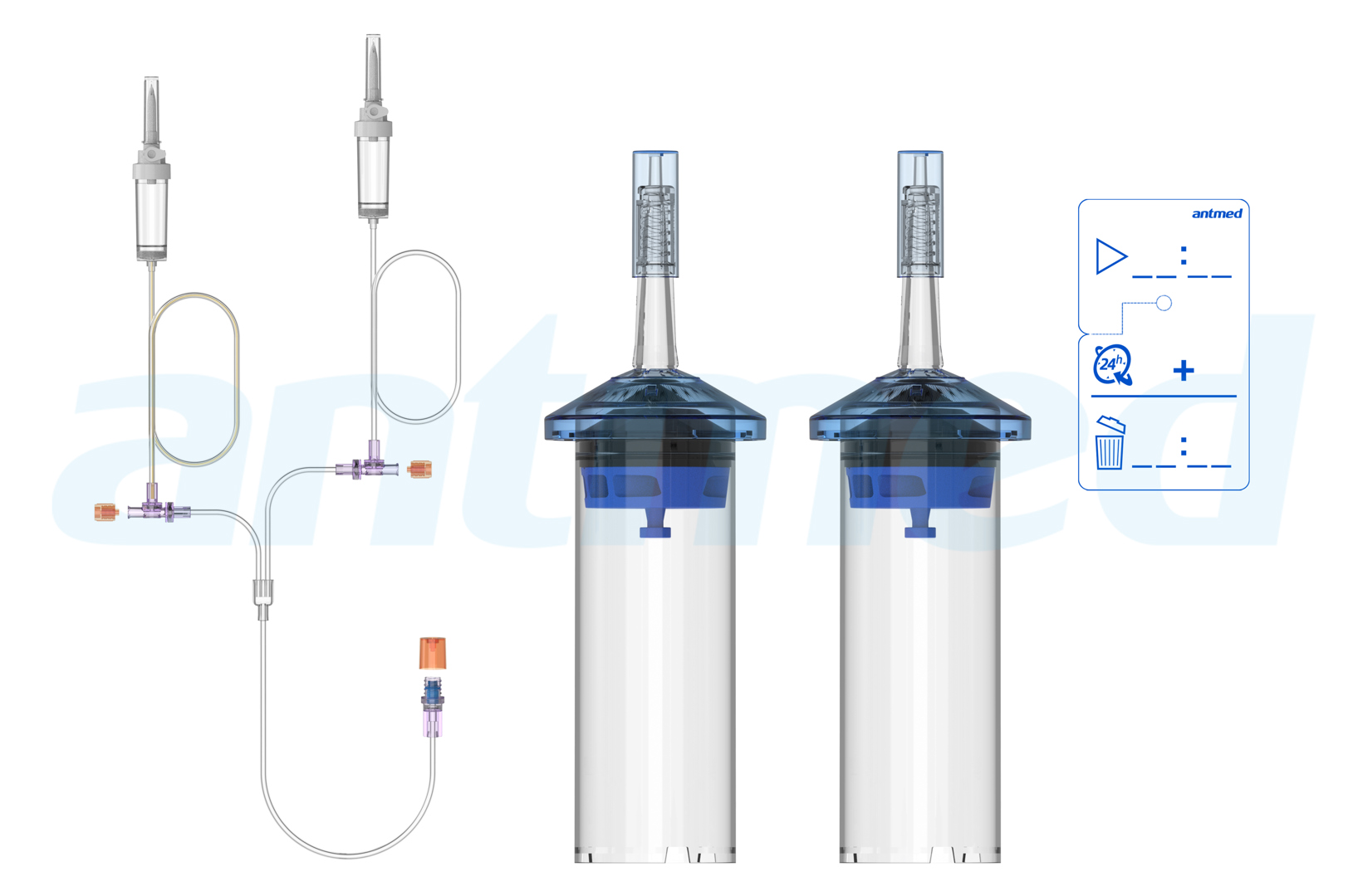 24hours Multi-patient syringe system