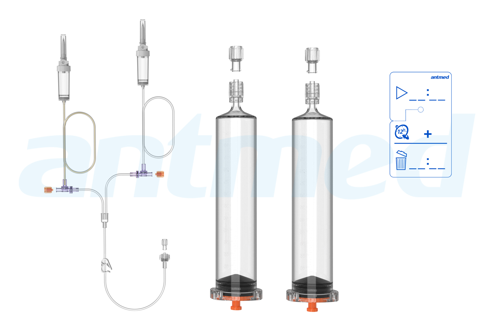 12hours Multi-patient syringe system