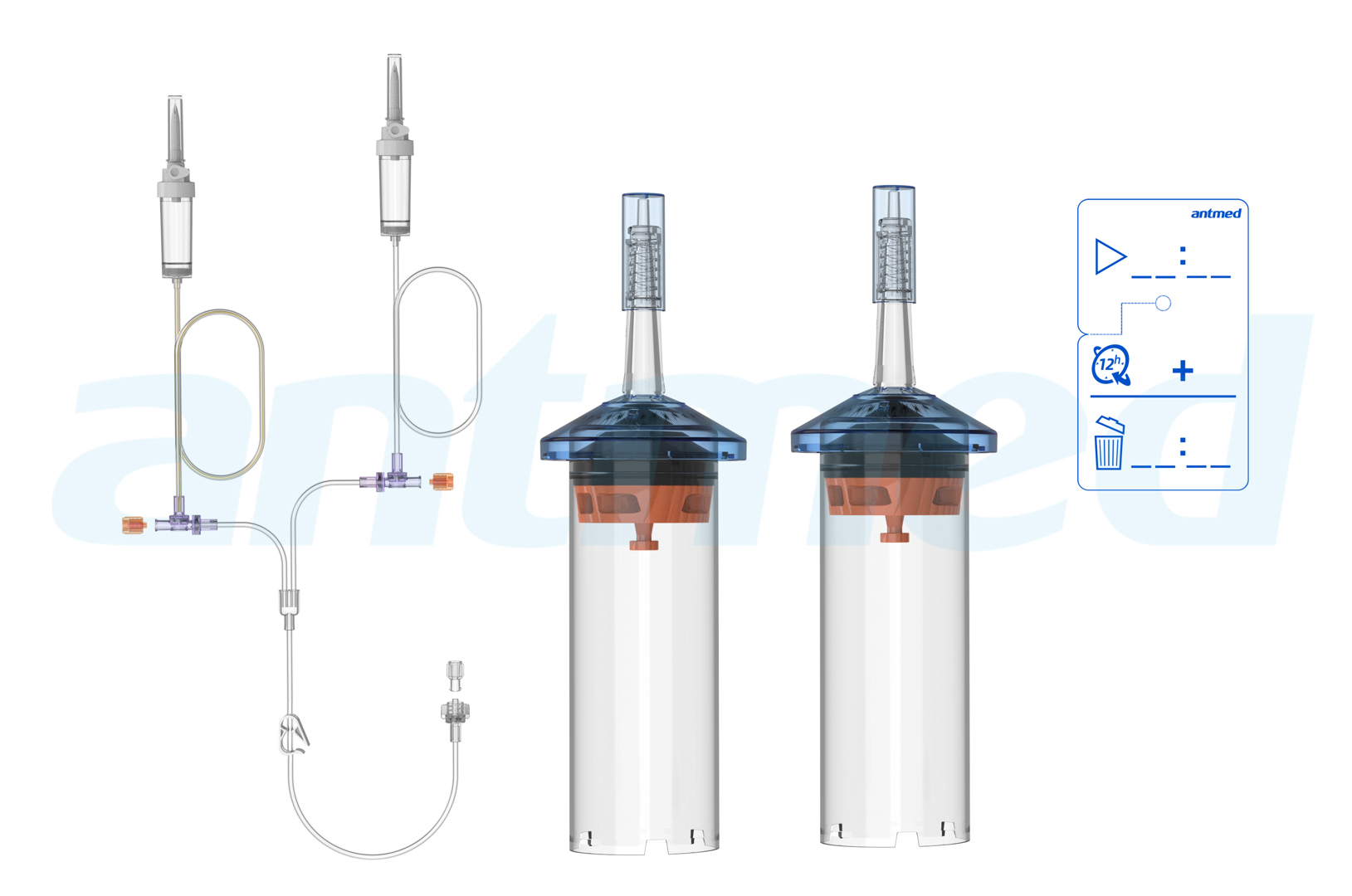12hours Multi-patient syringe system