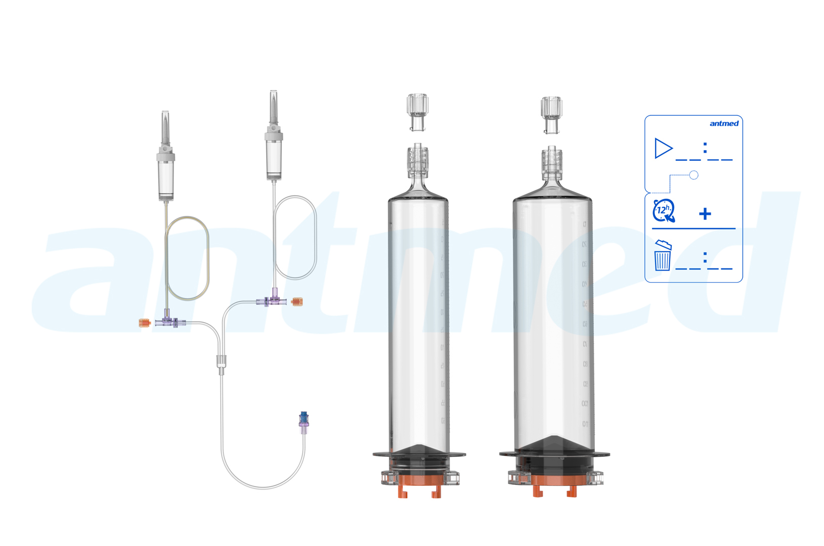 12hours Multi-patient syringe system